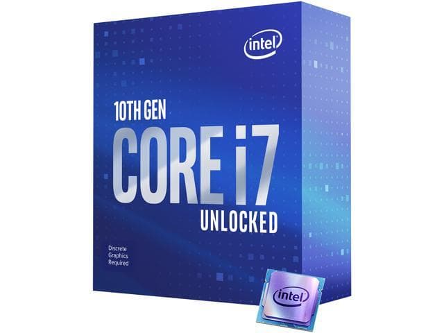 Intel Core i7-10700KF - Core i7 10th Gen Comet Lake 8-Core 3.8 GHz LGA 1200 125W None…
