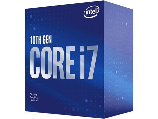 Intel Core i7-10700F - Core i7 10th Gen Comet Lake 8-Core 2.9 GHz LGA 1200 65W None Integrated…