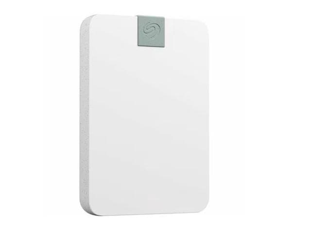 Seagate Ultra Touch STMA2000400 2 TB Portable Hard Drive - 3.5' External - Cloud White -…