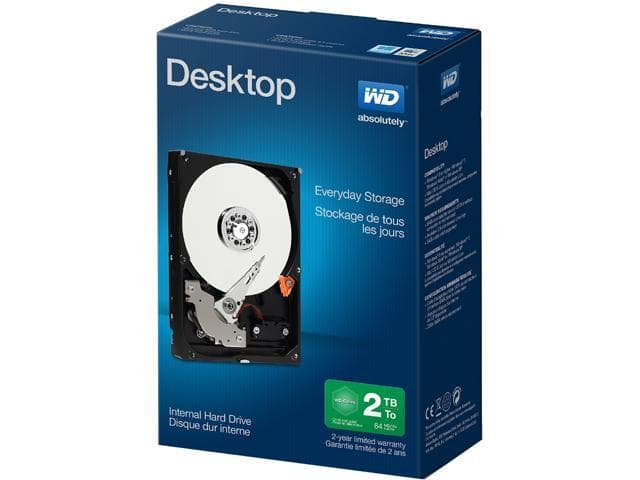WD Desktop Mainstream WDBH2D0020HNC-NRSN 2TB IntelliPower 64MB Cache SATA 6.0Gb/s 3.5'…