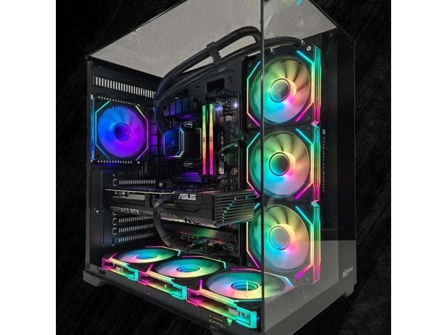 FunHei Tech Gaming PC, AMD Ryzen 7 9800X3D 8-Core, GeForce RTX5070, 64 GB DDR5 RAM, 4 TB, 850W…