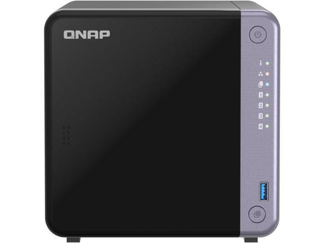 QNAP TS-432X-4G-US 4 Bay 10GbE Desktop NAS with ARM Alpine AL524 Quad-core Processor and 4 GB…