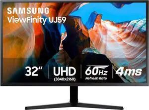 Samsung ViewFinity UJ59 32" UHD 4K 60Hz FreeSync Monitor LU32J590UQNXZA