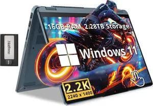Lenovo Flex 7 14" 2.2K 2-in-1 Touch Laptop, Intel i7-1355U, 16GB, 2TB SSD