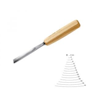 Pfeil #3 X 3mm Gouge β photo 1